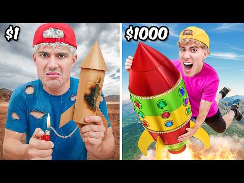$1 ROCKET VS $1000 ROCKET !!