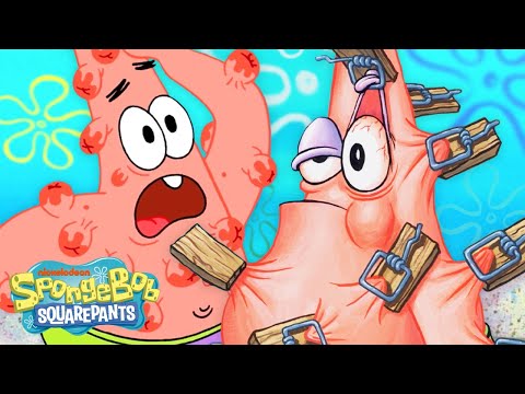 Patrick's Most Painful Fails！😖 | 45 分鐘合集 | @SpongeBobOfficial (Patrick’s Most Painful Fails! 😖 | 45 Minute Compilation | @SpongeBobOfficial)