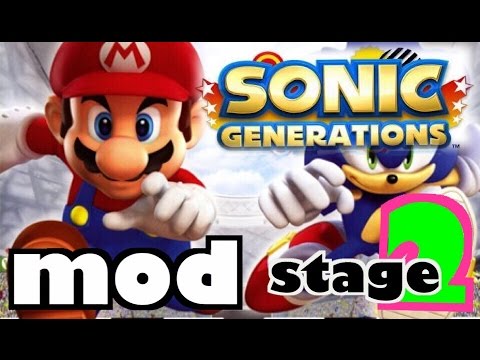 MODで、もはやマリオオデッセイ　(stage2)Sonic Generations(Super Luigi Generations)