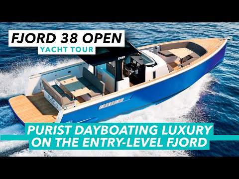 Fjord 38 Open yacht tour | Purist day boating luxury on the £600k entry-level Fjord | MBY