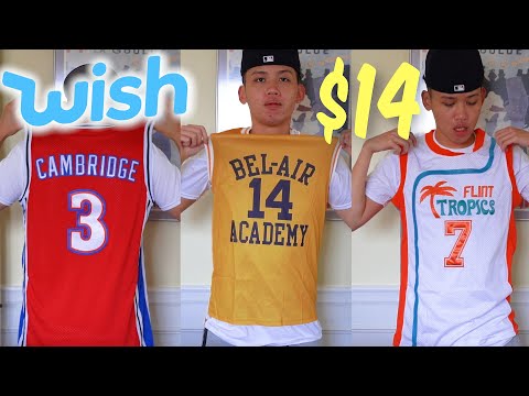 Buying EVERY Basketball Movie/TV Show Jersey from WISH!