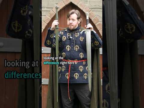 The standard types of MEDIEVAL double edge SWORDS