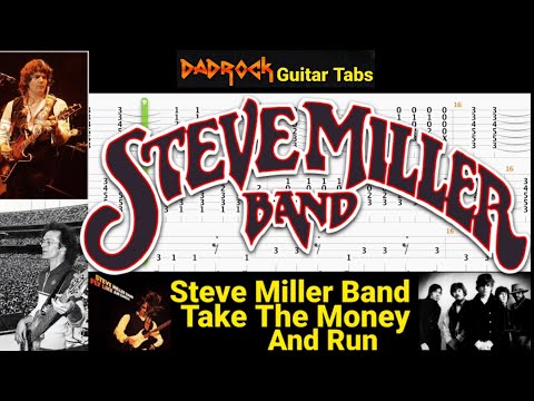 Take The Money And Run - Steve Miller Band - Guitar + Bass TABS Lesson (Request)