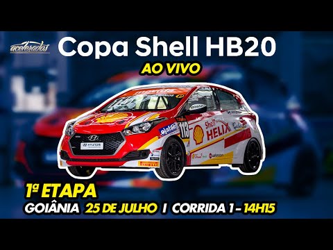 Copa Shell HB20 - 1ª Etapa | Goiânia - Corrida 1 | Sábado, 25/07, às 14h15