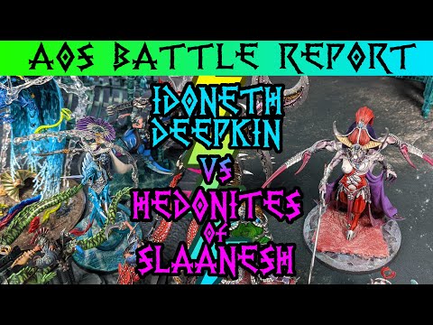 [NEW] Idoneth Deepkin vs Hedonites of Slaanesh | Age of Sigmar | 2000 Point Battle Report