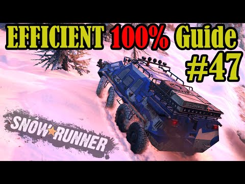Island Lake, Michigan - Part 47 - Snowrunner Guide [MOST EFFICIENT] - 100% Completion