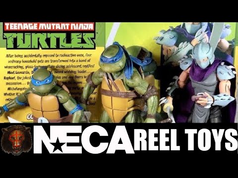 NECA TMNT Ninja Turtles Comparison: Target 2-pack w/Shredder vs Movie Leo