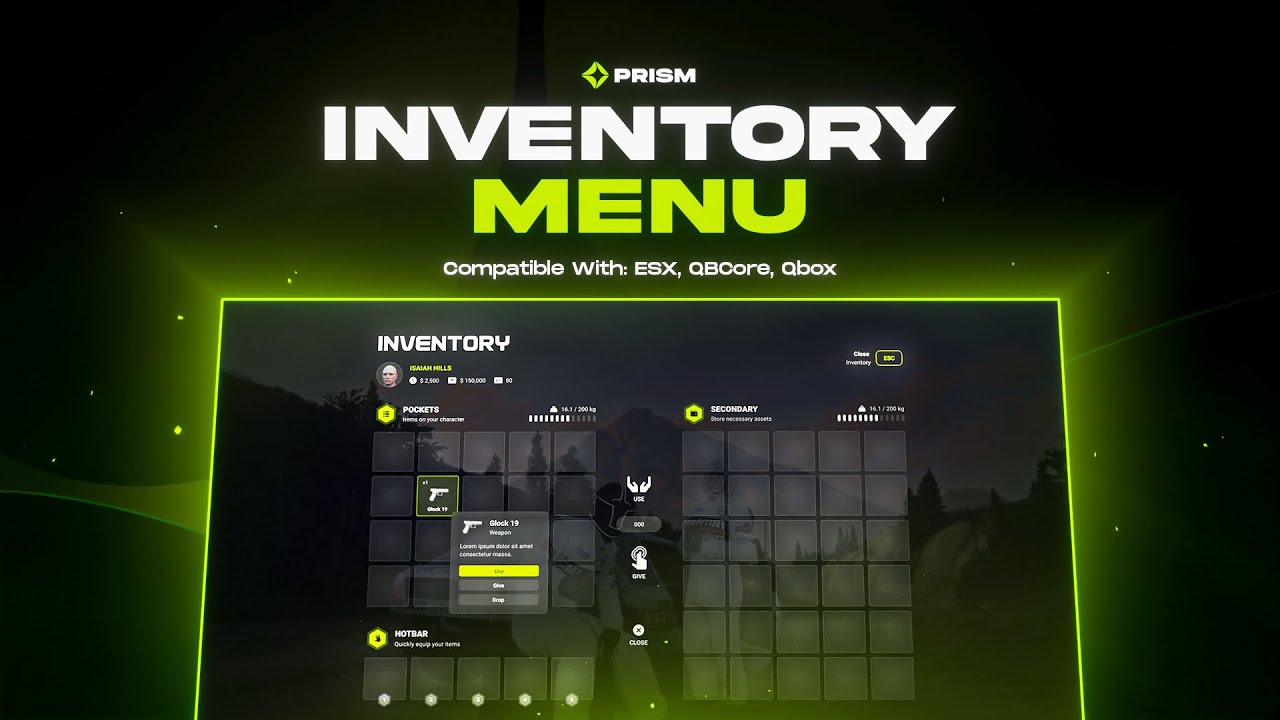 PRISM OXINVENTORY