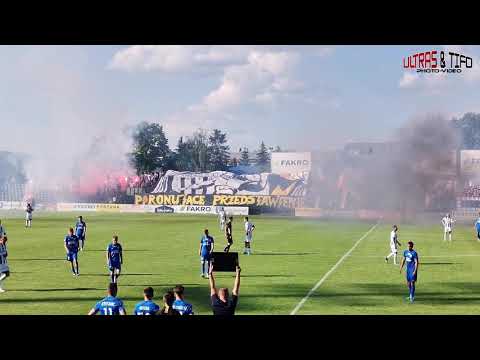 PL: Sandecja Nowy Sącz - Puszcza Niepołomice [pyro]. 2021-06-06