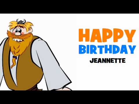 HAPPY BIRTHDAY JEANNETTE!