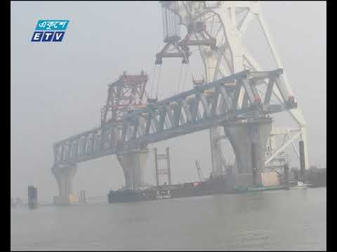 দৃশ্যমান হলো পদ্মা সেতুর তিনশ’ মিটার