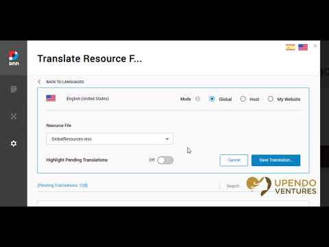 DNN: Using the Language Editor