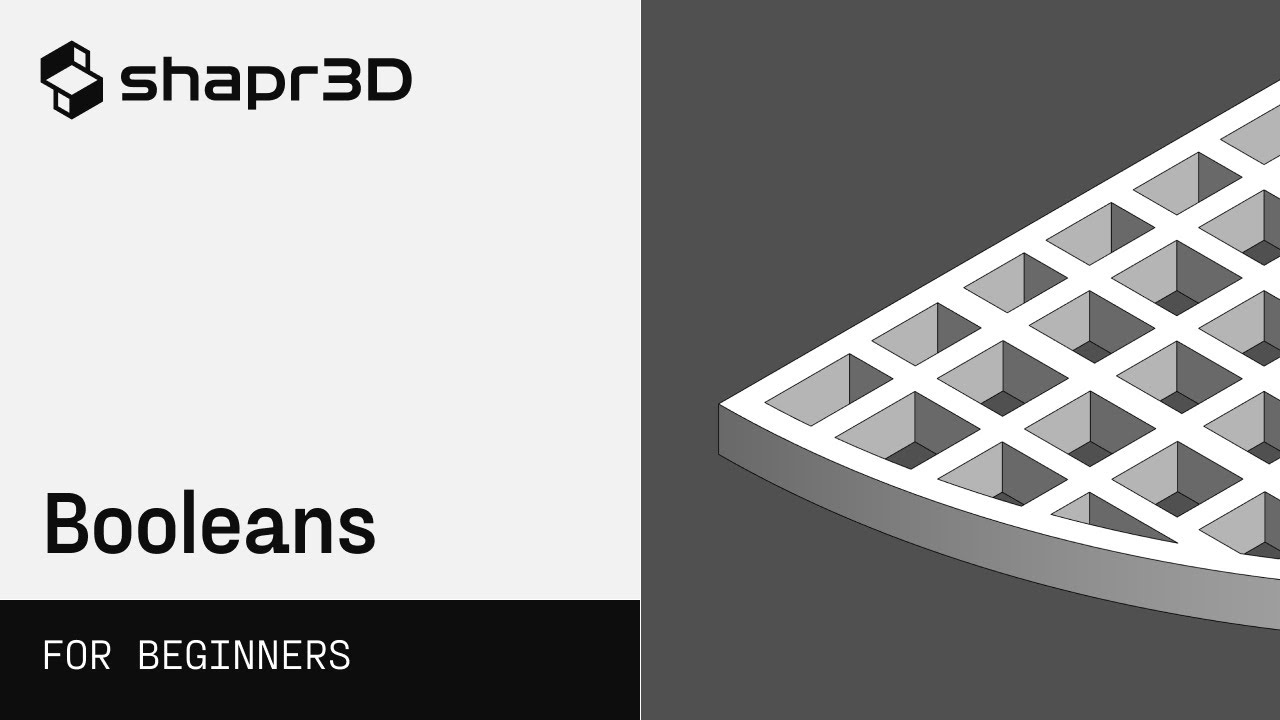 Creating Complex 3D Bodies with Boolean Tools