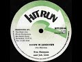 BIM SHERMAN & JAH LION ♦ Down In Jamdown + Version {HITRUN 12inch 1979}