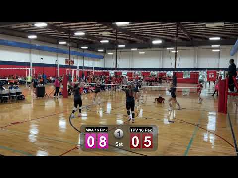 MVA 16 Pink vs TPV 16 Red championship day 2 match 2 set 1