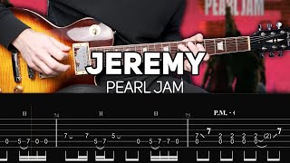 Pearl Jam - Jeremy (Guitar lesson with TAB)