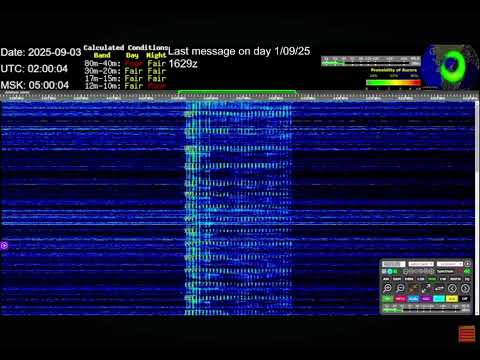 Kerro malfunction and beeps and screaming and morse code in the background on the buzzer 4625khz