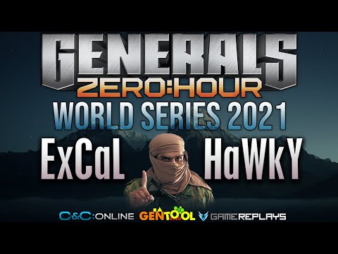 GameReplays World Series 2021: Excal vs Hawky | C&C Generals Zero Hour