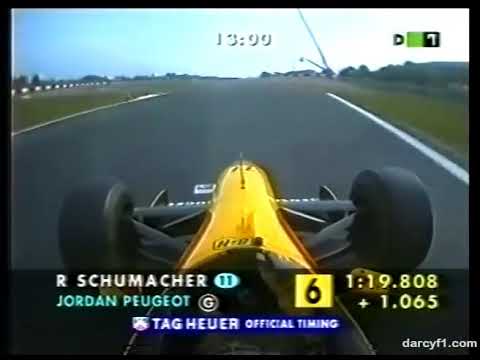 F1 1997 Onboard Classic | Ralf Schumacher Nurburgring | With Telemetry