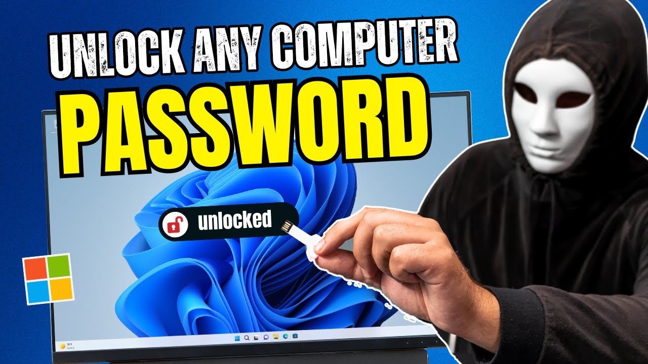 How to UNLOCK Any Windows Computer⚡PASSWORD Using this USB