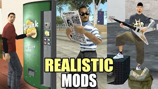 12 Awesome Mods That Make GTA San Andreas REALISTIC - Real Life Mods