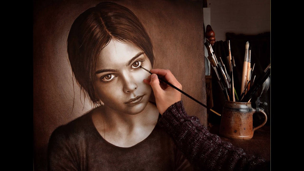 how to draw speed painting portrait