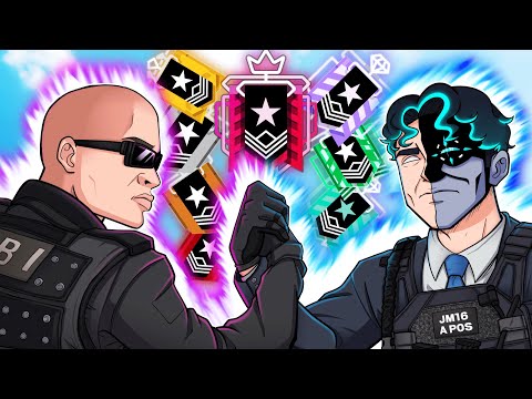 Spoit & Jynxzi 2v5 vs EVERY RANK In Rainbow Six Siege