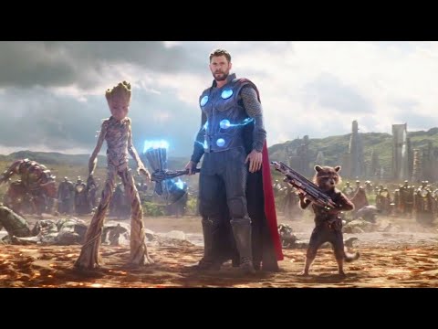 Thor Arrives In Wakanda Scene - Avengers Infinity War (The Dark World Theme)