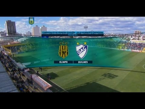 Fútbol en vivo. Olimpo - Quilmes. Fecha 21. Torneo de Primera División 2015. FPT.