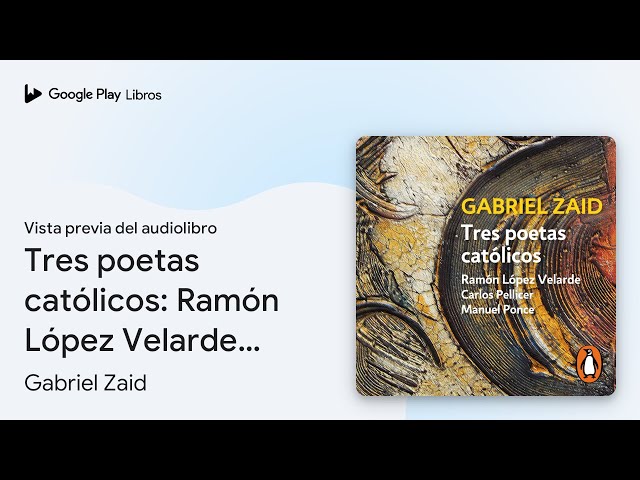 Vídeo relacionado con Tres poetas católicos: Ramón López Velarde, Carlos Pellicer y Manuel Ponce