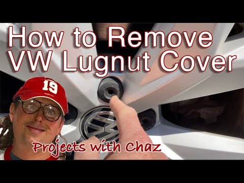 VW Lugnut Cover Removal