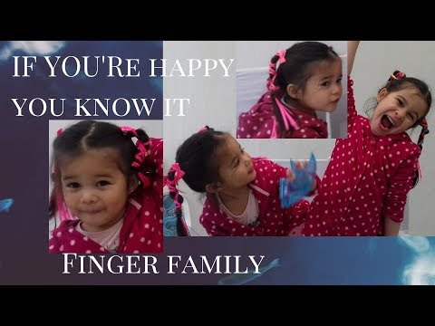 If You’re Happy And You Know It | Finger Family |  | Nursery Rhymes | Kids Songs Video