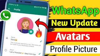 Whatsapp Avatar Profile Photo | Whatsapp Avatars Update | WhatsApp Avatar Icon | WhatsApp New Update