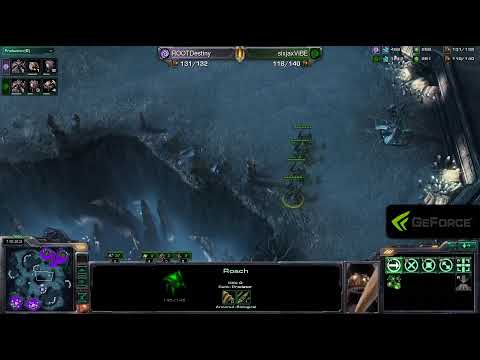 [GSPA-W2/Q] Destiny v sixjaxViBE G1 Starcraft 2