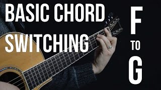 Chord Switching Practice - F to G | Easy Beginner Guitar Lessons