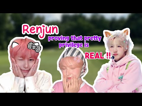 Renjun proving that pretty privilege is REAL ! 