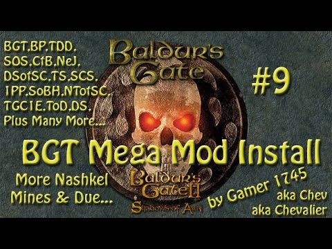 Let's Play Baldur's Gate Trilogy Mega Mod Part 9 - More Nashkel Mines