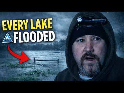 Every Lake Flooded | Winter Pike Fishing in Extreme Conditions