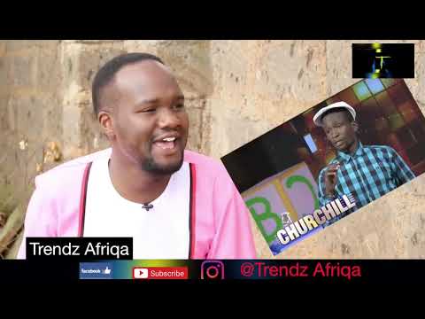 Churchill show Comedian Wakimani speaks about his depression after death of Ayeiya.| Courtesy: Tuko