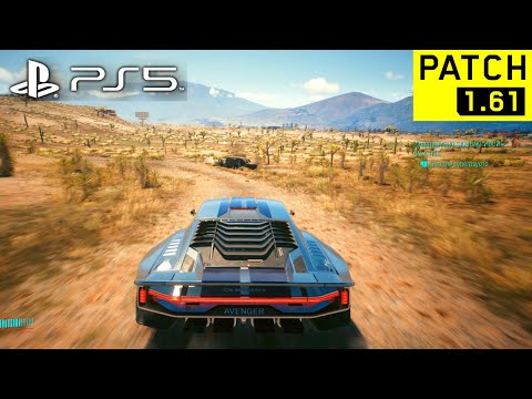 CYBERPUNK 2077 NEW PATCH 1.61 UPDATE - PS5 Gameplay Performance & Graphics Test