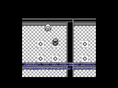 Pokemon Red/Blue - Sabrina's Gym Puzzle Solution (No Trainer Battles)