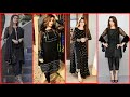 Black Kurti Dress Ideas For Girls Black Kurta Churidar Dress