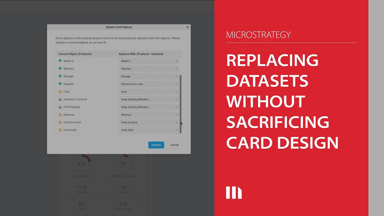 Replacing Datasets without Sacrificing HyperIntelligence Card Design