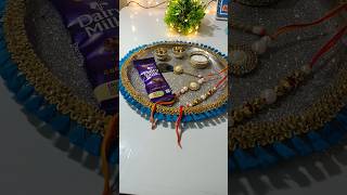 DIY Rakhi Thali decoration ideas 😊😊#shorts #ytshorts #diy #craft #rakshabandhan #rakhithali