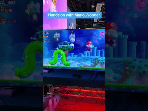 Hands On With Super Mario Bros Wonder #supermariobroswonder #nintendolive