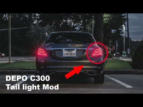 C300 W205 DEPO-Amg Style Tail Light-DIY install