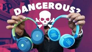 Video thumbnail for Are Kids’ Headphones Safe? JBL Junior 470NC vs iClever BTH20 Compared! by DHRME
