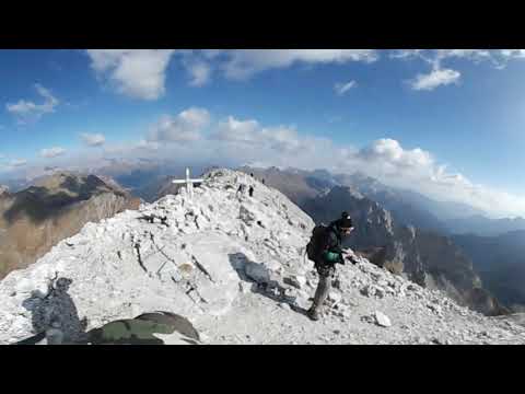 Discesa dalla Ferrata Sartor al Peralba Pt.1 - Avvicinamento 360°