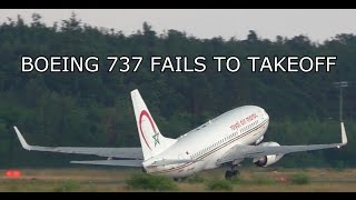 PASSENGER AIRCRAFT FAILS TO TAKEOFF! BOEING 737 NEAR TAIL STRIKE &amp; STALL ON TAKEOFF