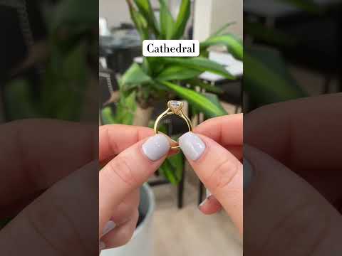 What are the different kinds of solitaire engagement ring settings? ✨